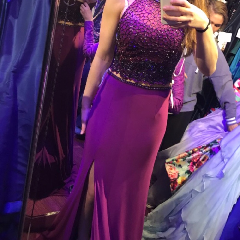 Two Piece Sherri Hill Prom Dress